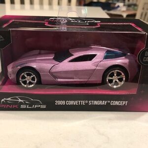 2009 Corvette Stingray Concept Toy Car - Pink